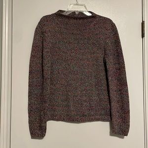 Liz Claiborne Multicolor Turtleneck Sweater